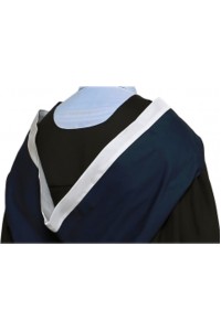製造香港大學李嘉誠醫學院學士畢業袍 深藍色長袍 畢業袍生產商DA264